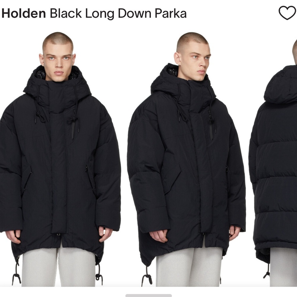 Holden Outerwear Black Down Jacket